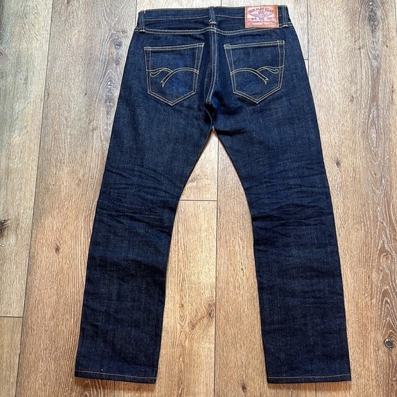 The Flat Head F2001 Dark Wash Selvedge Jeans Size 29 - Picture 2 of 11